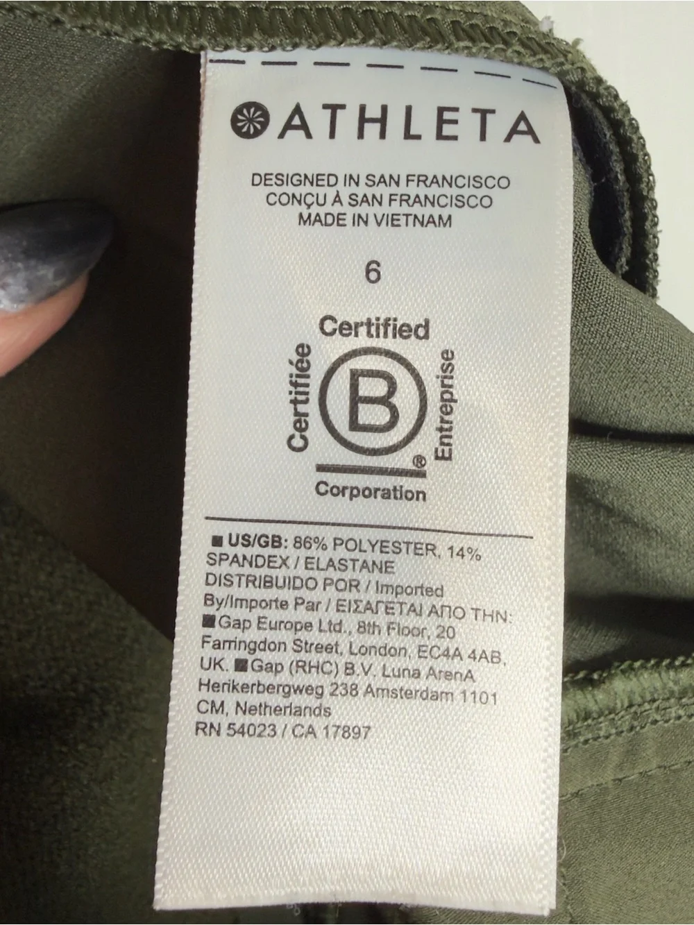 Athleta Endless High Rise Cargo  Pants in Aspen Olive Size 6 - Picture 8 of 15